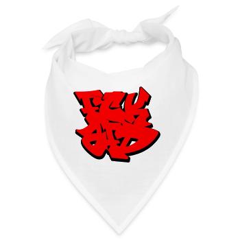 FCKAFD - Bandana - Weiß - Vorne