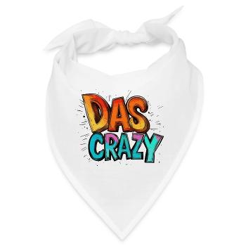 das crazy - Bandana - Weiß - Vorne