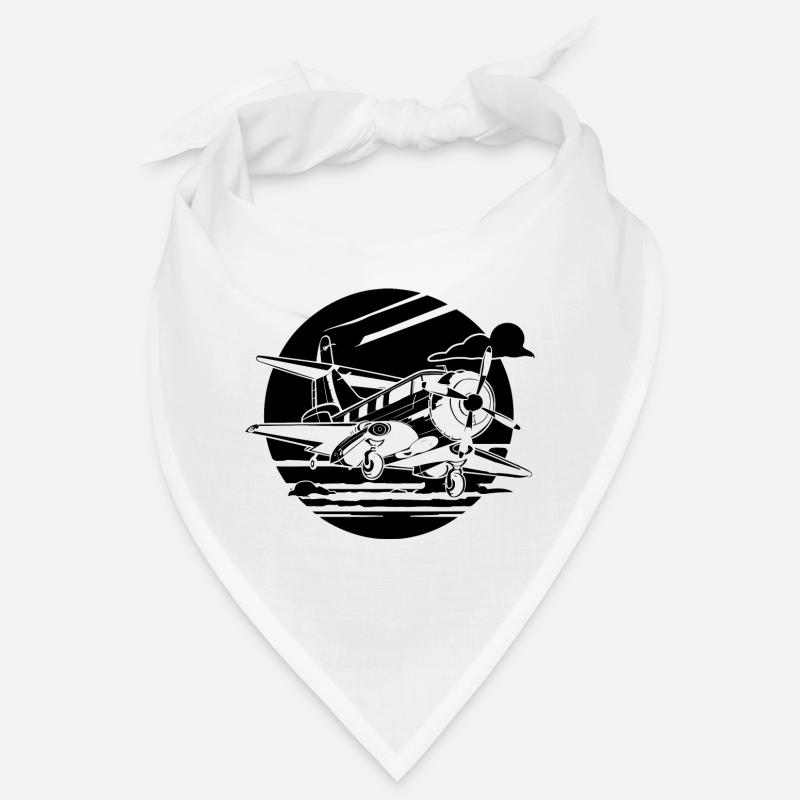 Propeller Plane Drawing Bandana