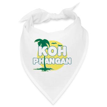 Vollmond Palme K8h Phangan - Bandana - Weiß - Vorne