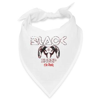 Schwarzes Schaf der Familie - Bandana - Weiß - Vorne