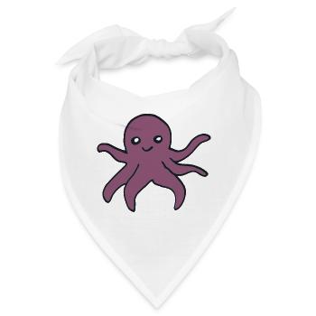 oktopus - Bandana - Weiß - Vorne