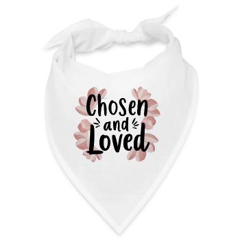 chosen and loved - Bandana - Weiß - Vorne