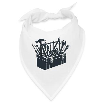 Werkzeug Werkzeugkasten - Bandana - Weiß - Vorne