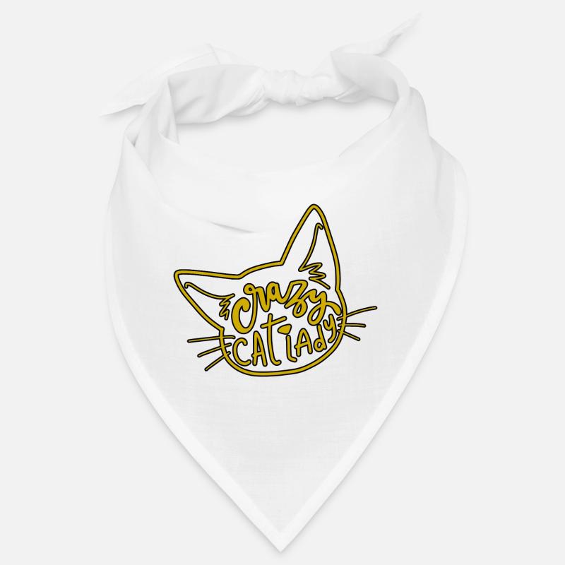 Dame chat folle. Bandana