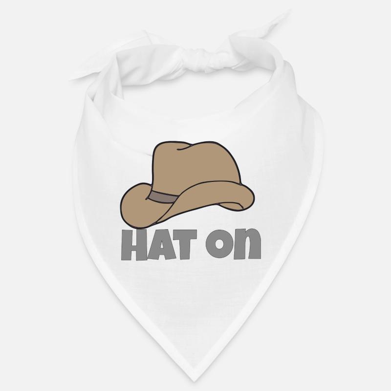hat on Bandana