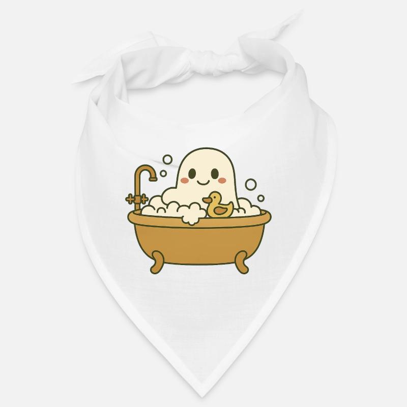 Ghost bubble bath Bandana