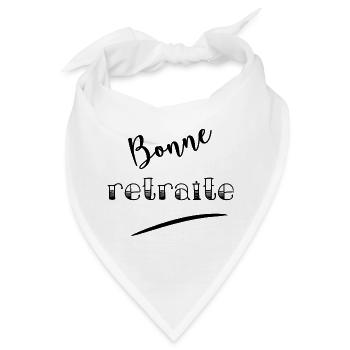 RUHESTAND. RUHESTAND. PENSIONIERT. RUHESTAND - Bandana - Weiß - Vorne