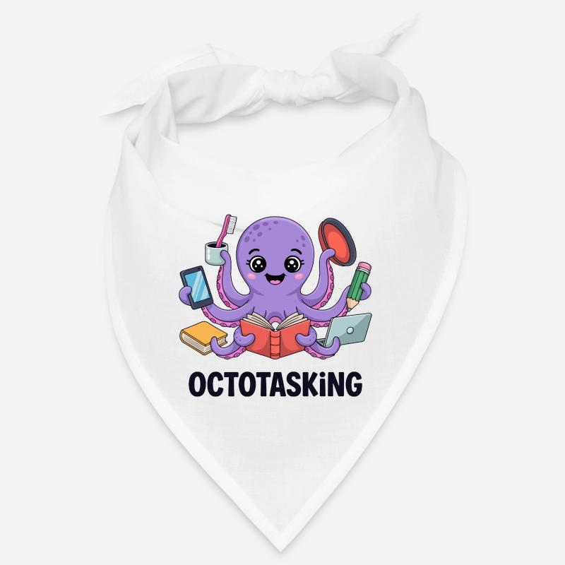 Octotasking Krake im Multitasking Modus Bandana