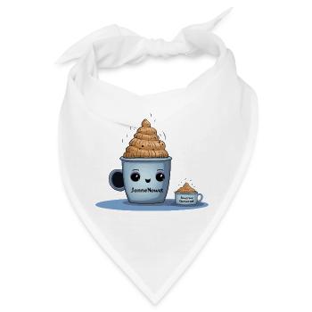 Die Introvertierte Tasse - Bandana - Weiß - Vorne