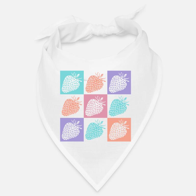 Erdbeeren Bunte Sommerfarben Bandana