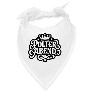 Polter Abend - Bandana - Weiß - Vorne