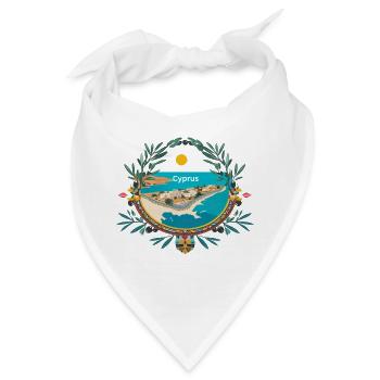 Cyprus Motives - Bandana - Weiß - Vorne