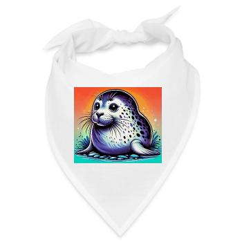 Siegel - Bandana - Weiß - Vorne