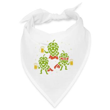 Hüpfen-Helden - Bandana - Weiß - Vorne