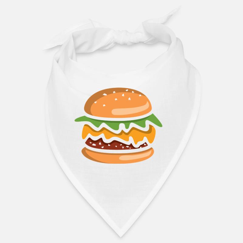 Cheeseburger Comic Burger Bandana