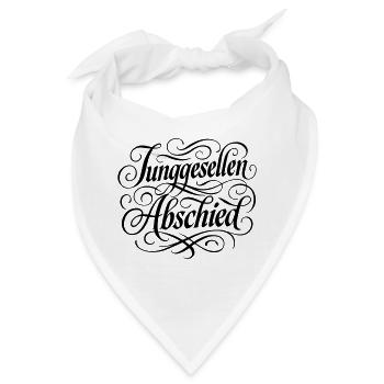 Junggesellenabschied - Bandana - Weiß - Vorne