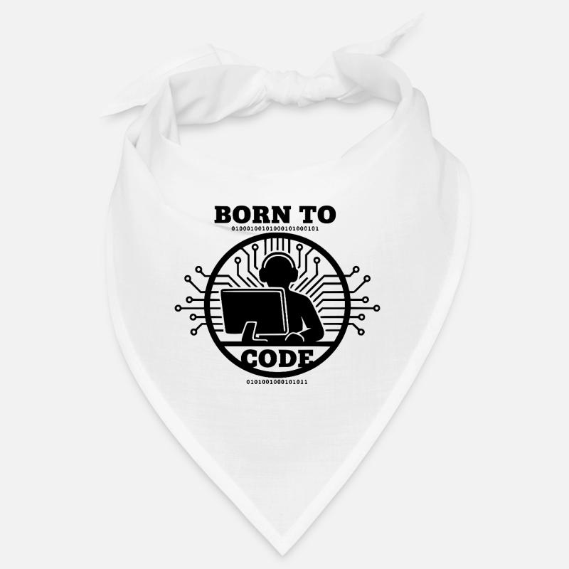 Coder Born to Code Programmer Bandana
