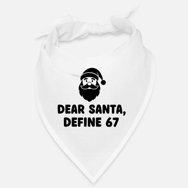 Dear Santa Define 67 Bandana