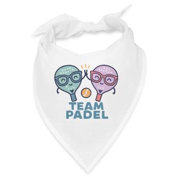 Duell Padel Freundliche Maskottchen Bunt - Bandana - Weiß - Vorne