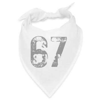Six Seven, 6 7 Slang - Bandana - Weiß - Vorne