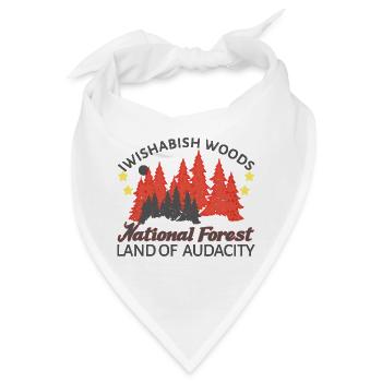 iwishabish woods vintage look - Bandana - Weiß - Vorne