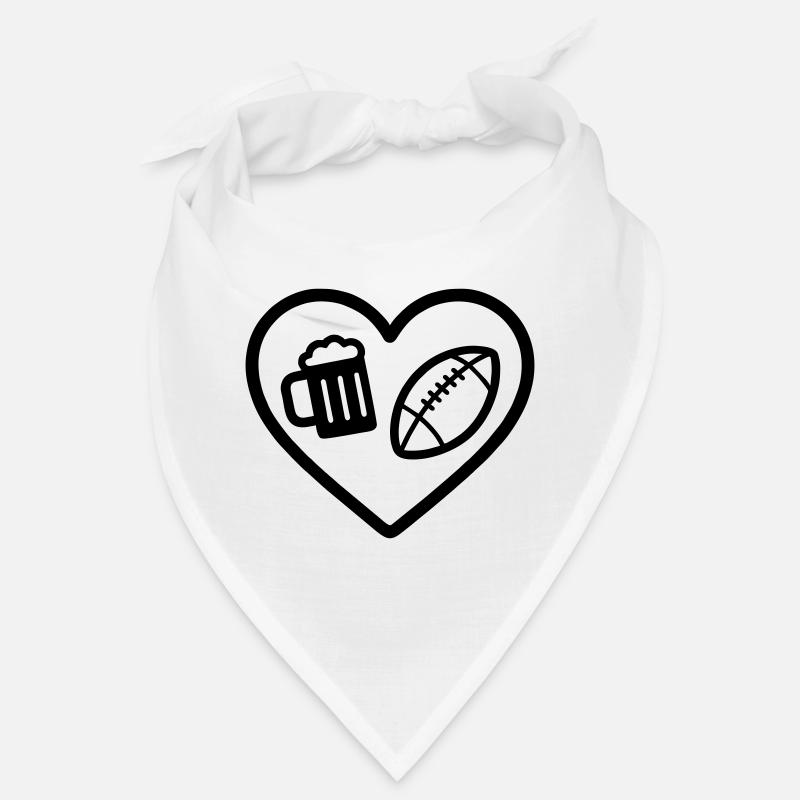 Bière Heart Rugby Bandana