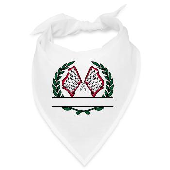 Limousin-Flaggennamensraum - Bandana - Weiß - Vorne