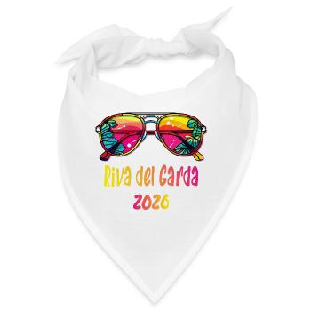 Riva del Garda 2026 Sonnenbrillen - Bandana - Weiß - Vorne
