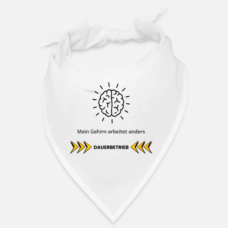 My Brain Works Differently – ADHD Focus Design Bandana