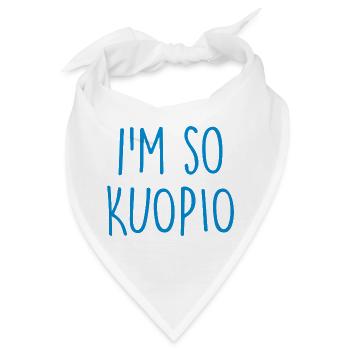Kuopio Finland - Bandana - Weiß - Vorne