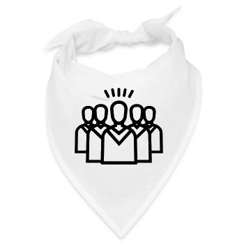 Chor - Bandana - Weiß - Vorne
