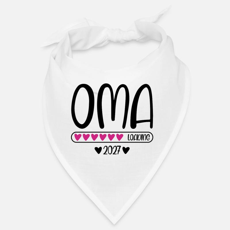 Oma 2027 loading mit Herzchen Ladebalken Bandana