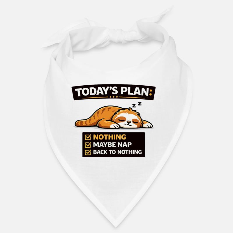 Today Plan: Cat Nap Checklist Bandana