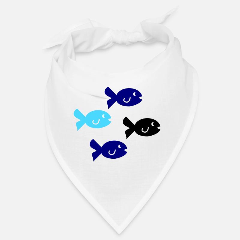 Silhouette des Poissons Bandana