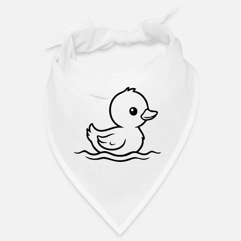 Nage de bébé canard – Noir et Blanc Bandana