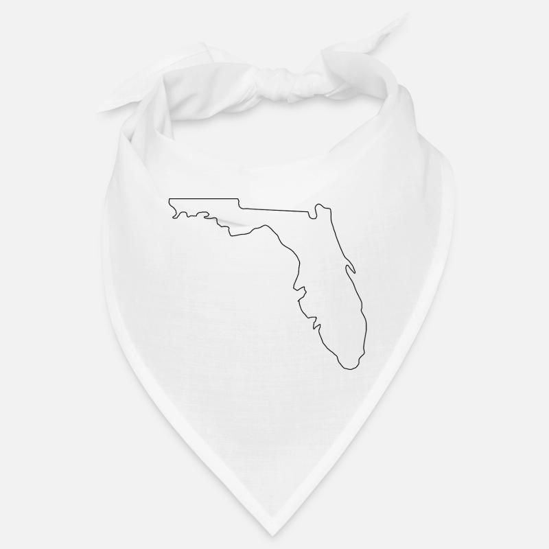 Florida outline map Bandana