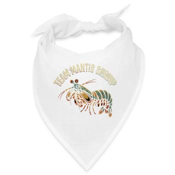 Team Mantisshrimp - Bandana - Weiß - Vorne