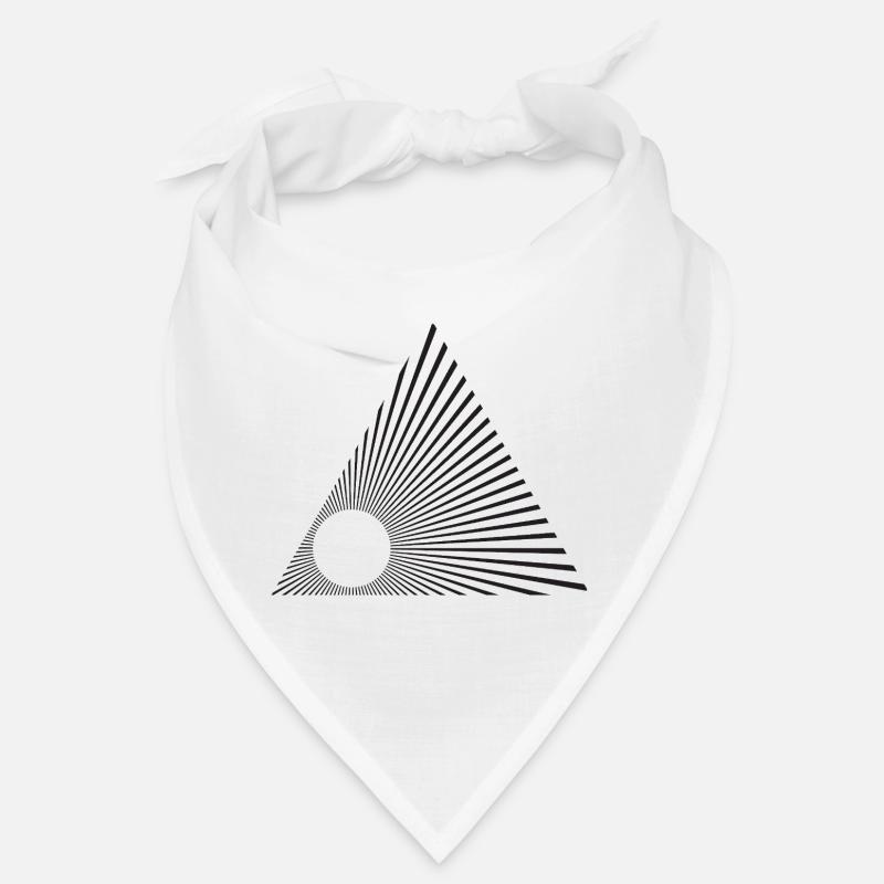 Triangle des lignes Sunburst Bandana