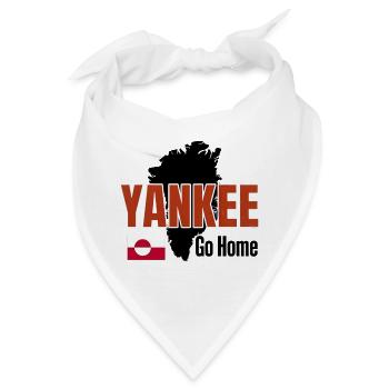 Grönland: Yankee Go Home - Bandana - Weiß - Vorne