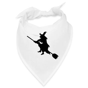 Hexe  - Bandana - Weiß - Vorne