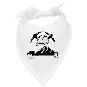 Mineralien Steine Geologie Sammler Mineral Geologe - Bandana - Weiß - Vorne