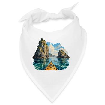 Durch die Sea-Stack Passage - Bandana - Weiß - Vorne