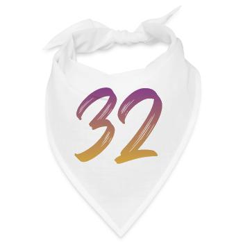 32 - Bandana - Weiß - Vorne