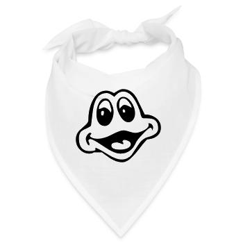 frog Frosch - Bandana - Weiß - Vorne