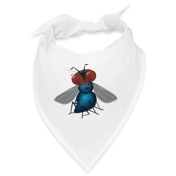 fliege - Bandana - Weiß - Vorne