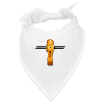 Kickern - Bandana - Weiß - Vorne