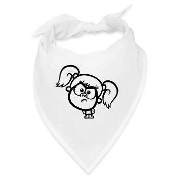 Wütend Stacey - Bandana - Weiß - Vorne