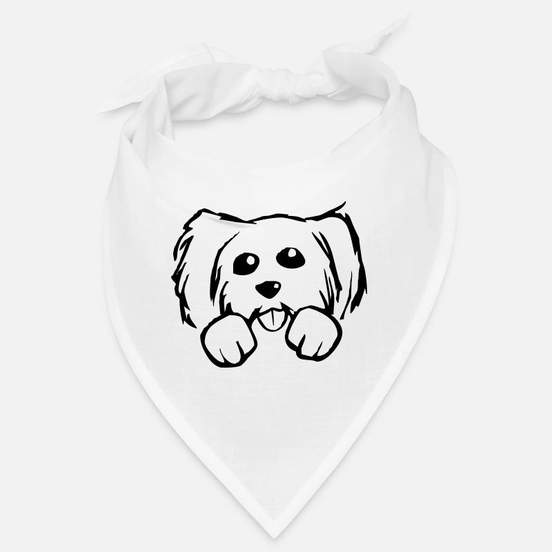 Hund - Bandana - Weiß