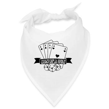 Son of a gun - Bandana - Weiß - Vorne